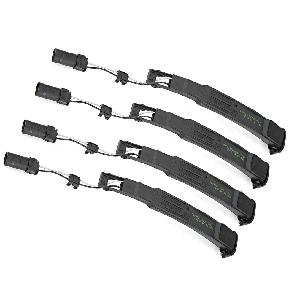 Türgriffsensor, 4-tlg. Türgriffsensor, Stiftschalter, Passend für A1 A4 Avant A6 4G8927753, Schwarz