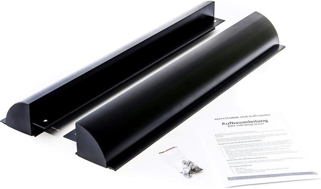 WATTSTUNDE Solarmodul Kabeldurchführung - Haltespoiler Dachbefestigungen Dachdurchführung in schwarz