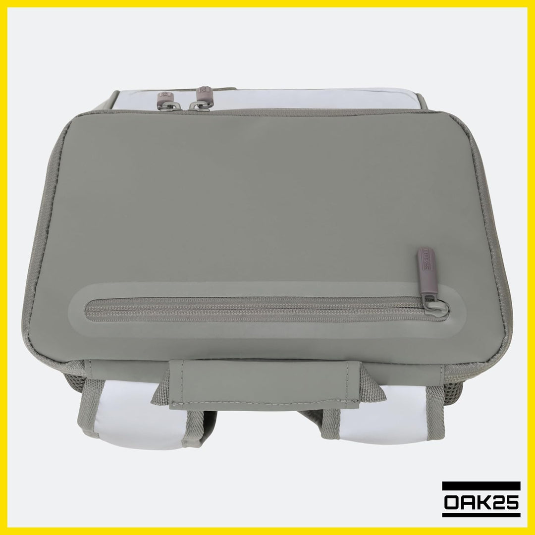 OAK25 Rucksack Damen & Herren Grün - Daybag - Reflektierender Fahrradrucksack - Hohe Sichtbarkeit &