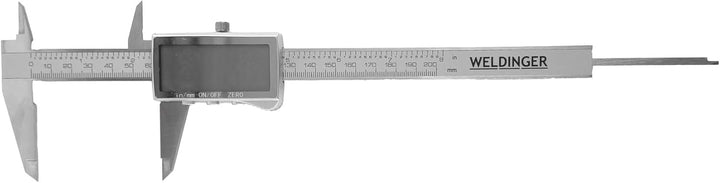 WELDINGER Digitaler Messschieber mit grosser Anzeige Digital 20cm, Digital 20cm
