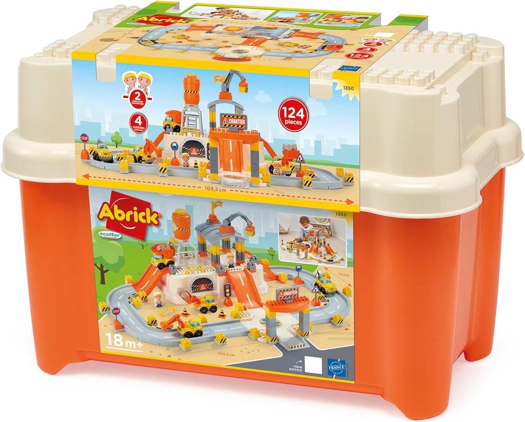 Ecoiffier Spielzeug - 1350 - Baufahrzeug-Zylinder - Abrick - Konstruktionsspielzeug für Kinder - Ab