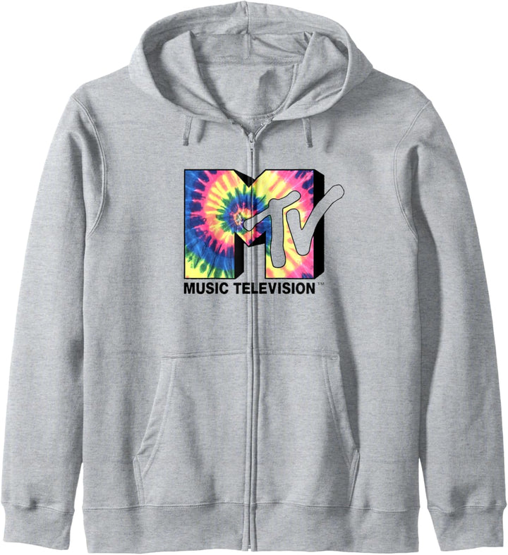 MTV Music Television Tie Dye Logo Kapuzenjacke