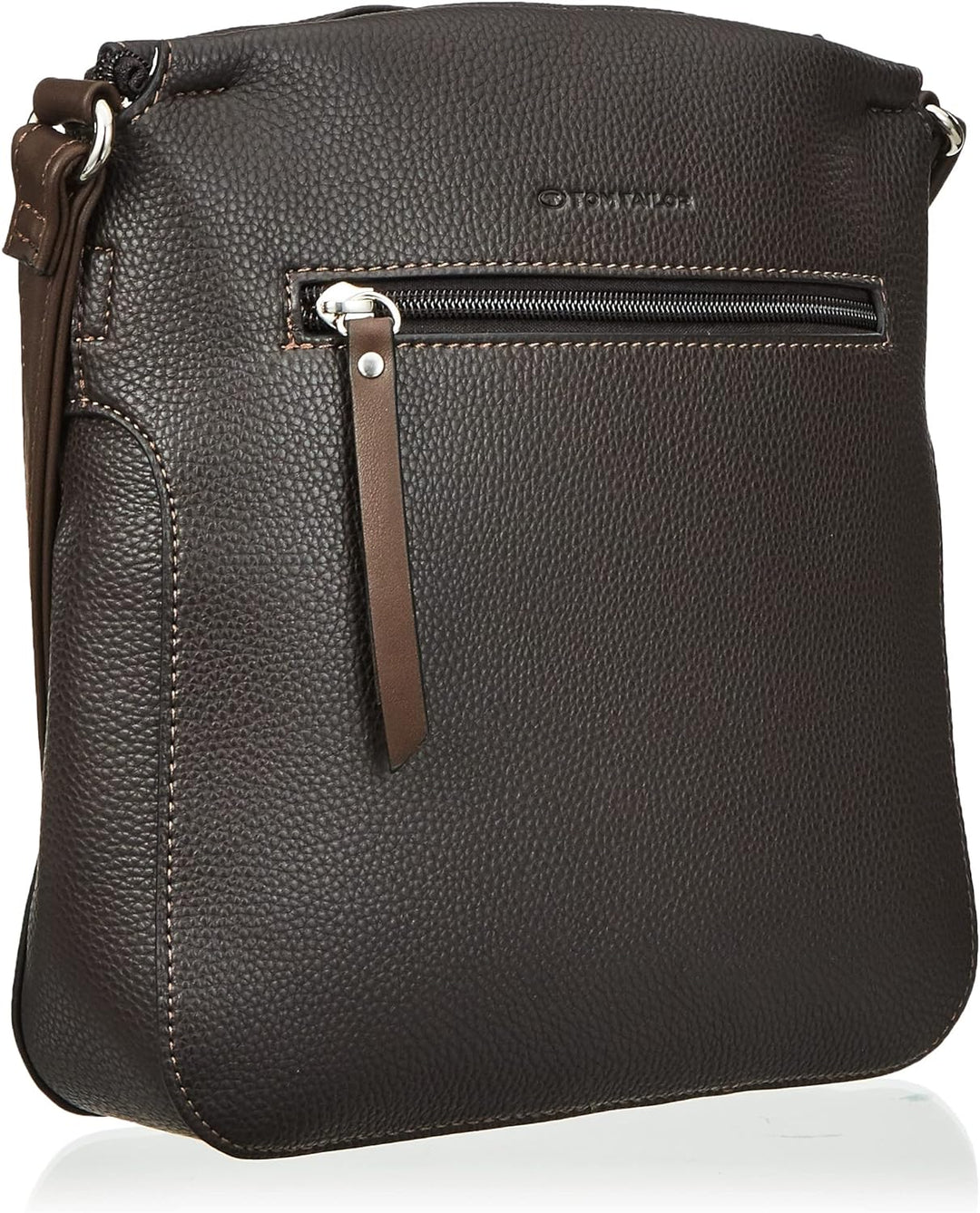 TOM TAILOR bags Lilly Damen Umhängetasche Crossbody Bag 25 x 9,5 x 27 Dark Brown, 25 x 9,5 x 27 Dark