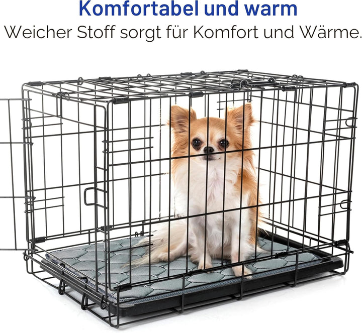 Geegoos Hundekäfigmatratze, waschbare, weiche Zwingerunterlagen, Haustierbettdecke, Hundekäfigmatte,