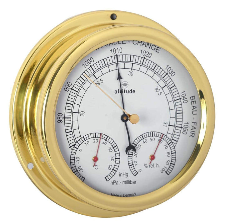 Delite 866bth Altitude Wetterstation Messing B x H 150 x 42 mm