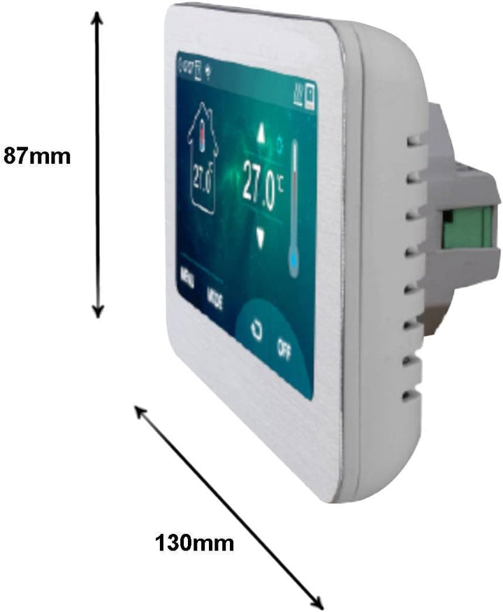 Smartes Thermostat Optima WLAN 7" Touch | per Smartphone steuerbar | Tuya Smart App | Raumregler