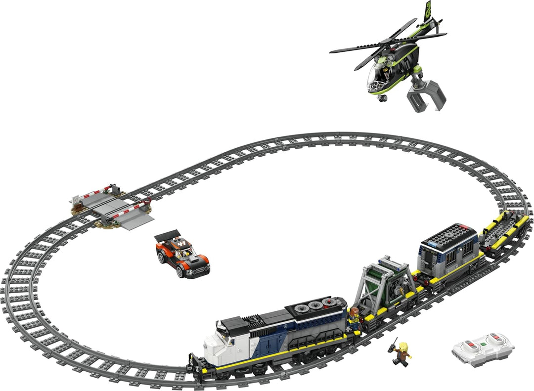LEGO City City Überfall auf den Polizeizug - Ferngesteuerter Spielzeug Zug - Modellbau mit kreisförm
