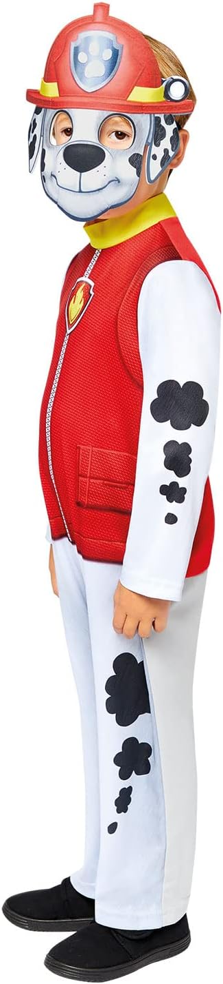 (PKT) (9909115) Child Boys Marshall Classic Costume (3-4yr) - Paw Patrol 104 Mehrfarbig, 104 Mehrfar
