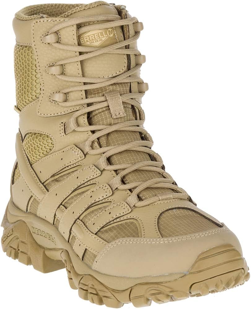 Merrell Moab 2 8in Herren Militärstiefel 48 EU Coyote, 48 EU Coyote