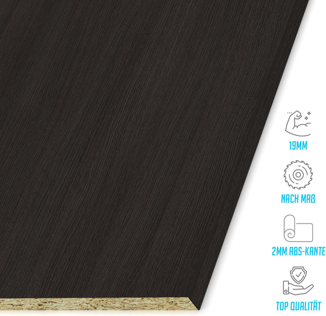 Einlegeboden Regalboden Holzboden 19mm nach Wunschmass max. 700mm breit x 600mm tief Zuschnitt Anfer