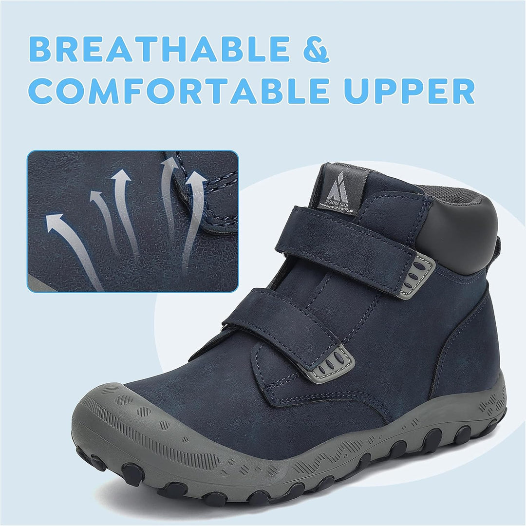 Mishansha Kinder Wanderschuhe rutschfest Leicht Trekking Wanderstiefel für Jungen Mädchen Gr.24-38 2