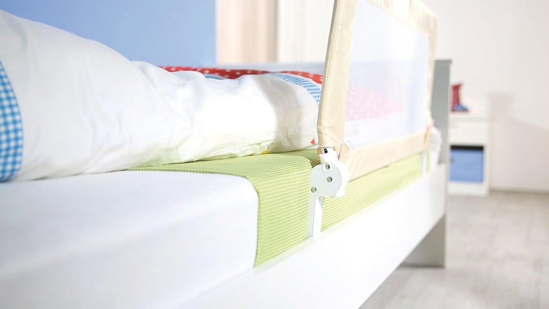 roba Bettschutzgitter "Klipp-Klapp", klappbares Bettgitter für Babys & Kinder, Rausfallschutz 135 cm