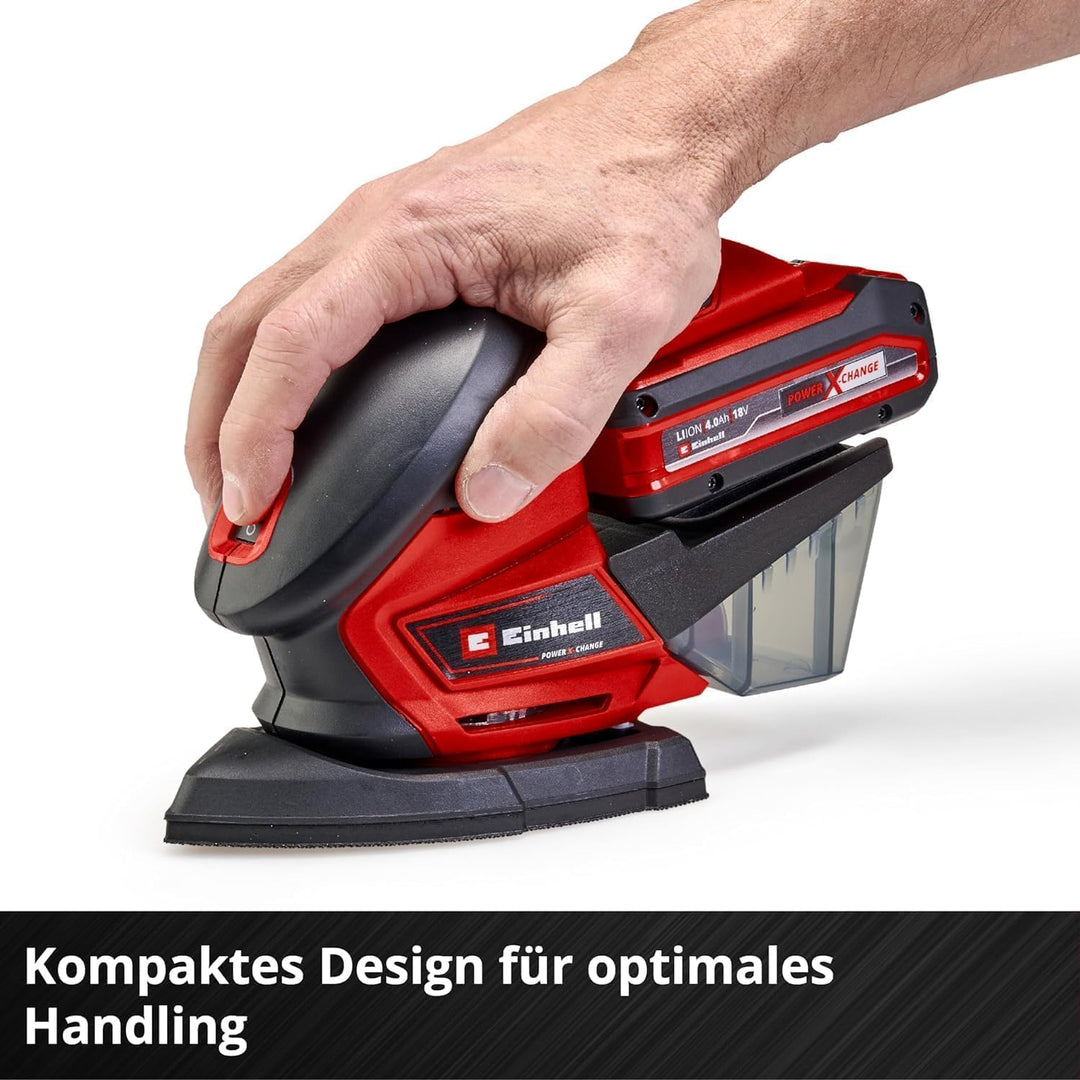 Einhell Akku-Multischleifer TE-OS 18/150 Li-Solo Power X-Change (18 V, Li-Ion, 24 000 min-1, 1.6 mm