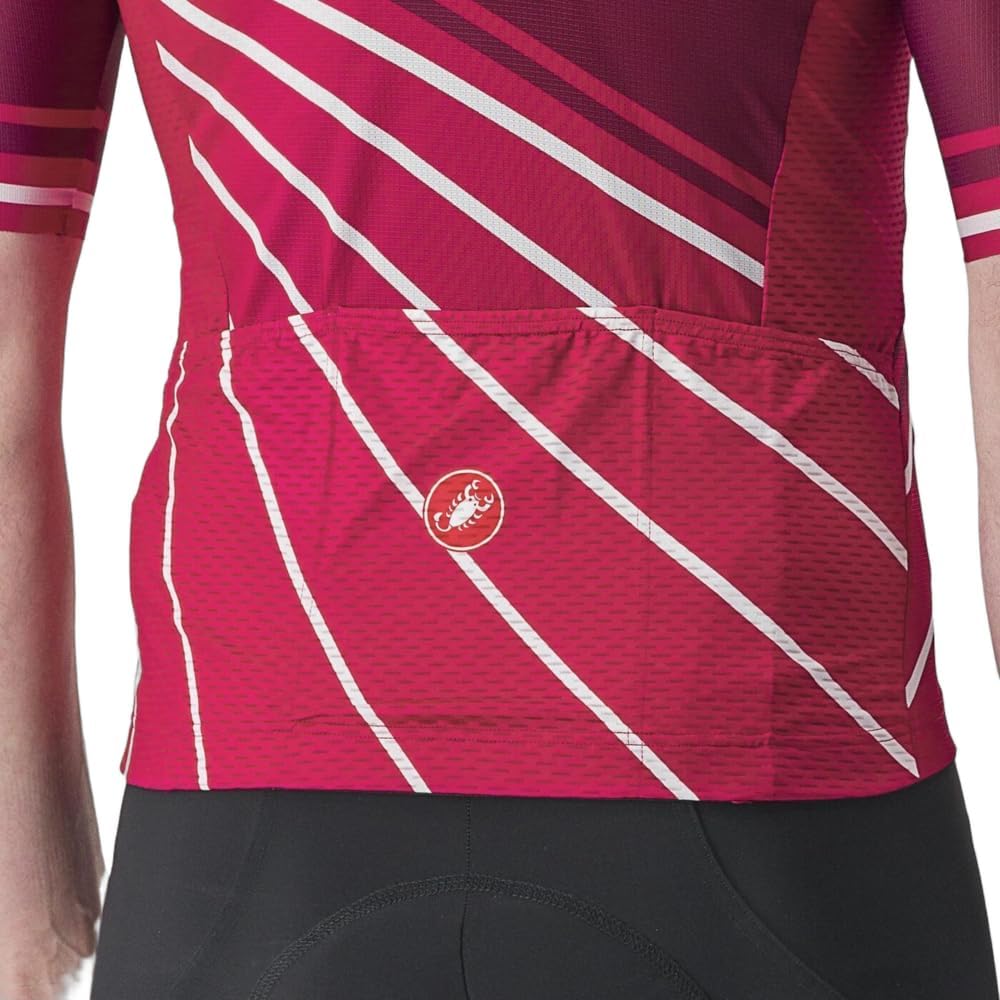 CASTELLI Herren Speed Strada Jersey T-Shirt XXL Bordeaux/Persisch Rot, XXL Bordeaux/Persisch Rot