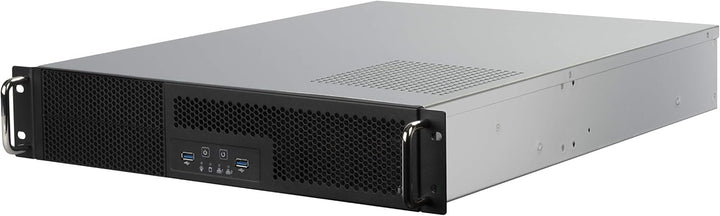 SilverStone Technology RM23-502, Industrielles 2HE-ATX-Rackmount-Speicherservergehäuse mit dualem 5,