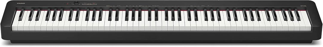 Casio CDP-S110BK Digitalpiano mit 88 gewichteten Tasten, schwarz & Rockjam Heavy Duty Z-Tastaturstän