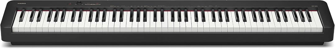 Casio CDP-S110BK Digitalpiano mit 88 gewichteten Tasten, schwarz &amp; Rockjam Heavy Duty Z-Tastaturstän