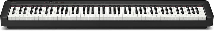 Casio CDP-S110BK Digitalpiano mit 88 gewichteten Tasten, schwarz &amp; Rockjam Heavy Duty Z-Tastaturstän