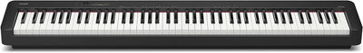 Casio CDP-S110BK Digitalpiano mit 88 gewichteten Tasten, schwarz & Rockjam Double Bracked Einstellba