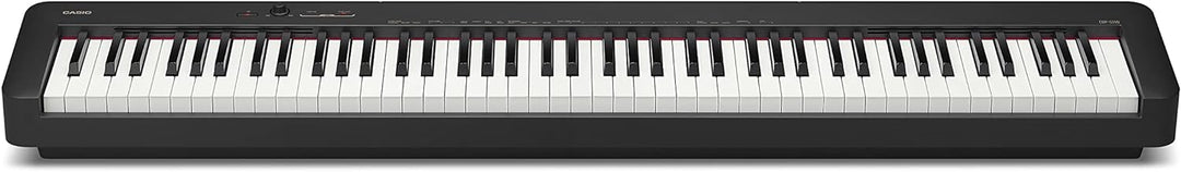 Casio CDP-S110BK Digitalpiano mit 88 gewichteten Tasten, schwarz &amp; Rockjam Double Bracked Einstellba