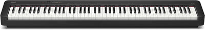 Casio CDP-S110BK Digitalpiano schwarz mit 88 gewichteten Tasten & CS-46P Basisstand schwarz für Casi