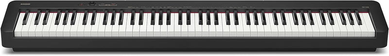 Casio CDP-S110BK Digitalpiano schwarz mit 88 gewichteten Tasten & CS-46P Basisstand schwarz für Casi