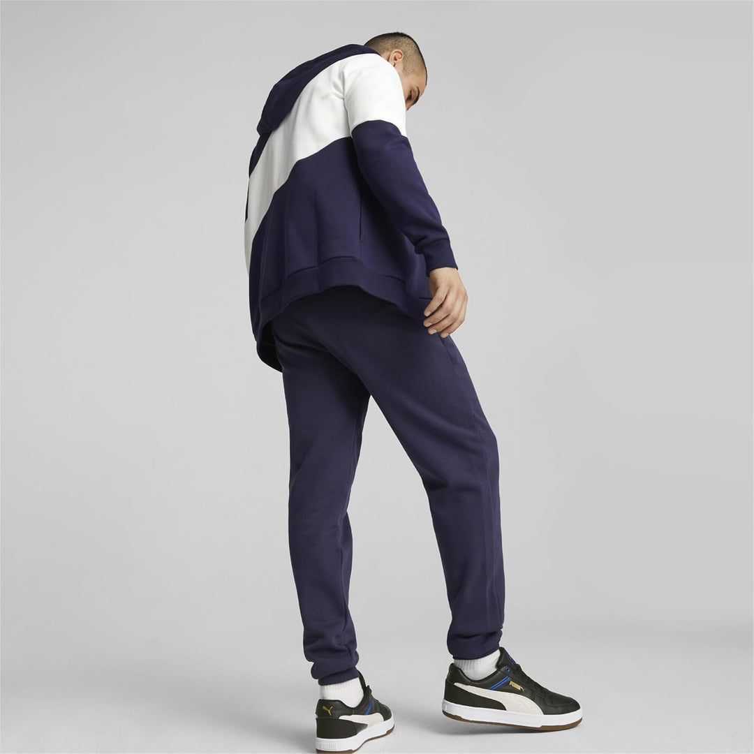 PUMA Herren Power Cat Sweat Suit Trainingsanzug XS Blau / Marineblau, XS Blau / Marineblau
