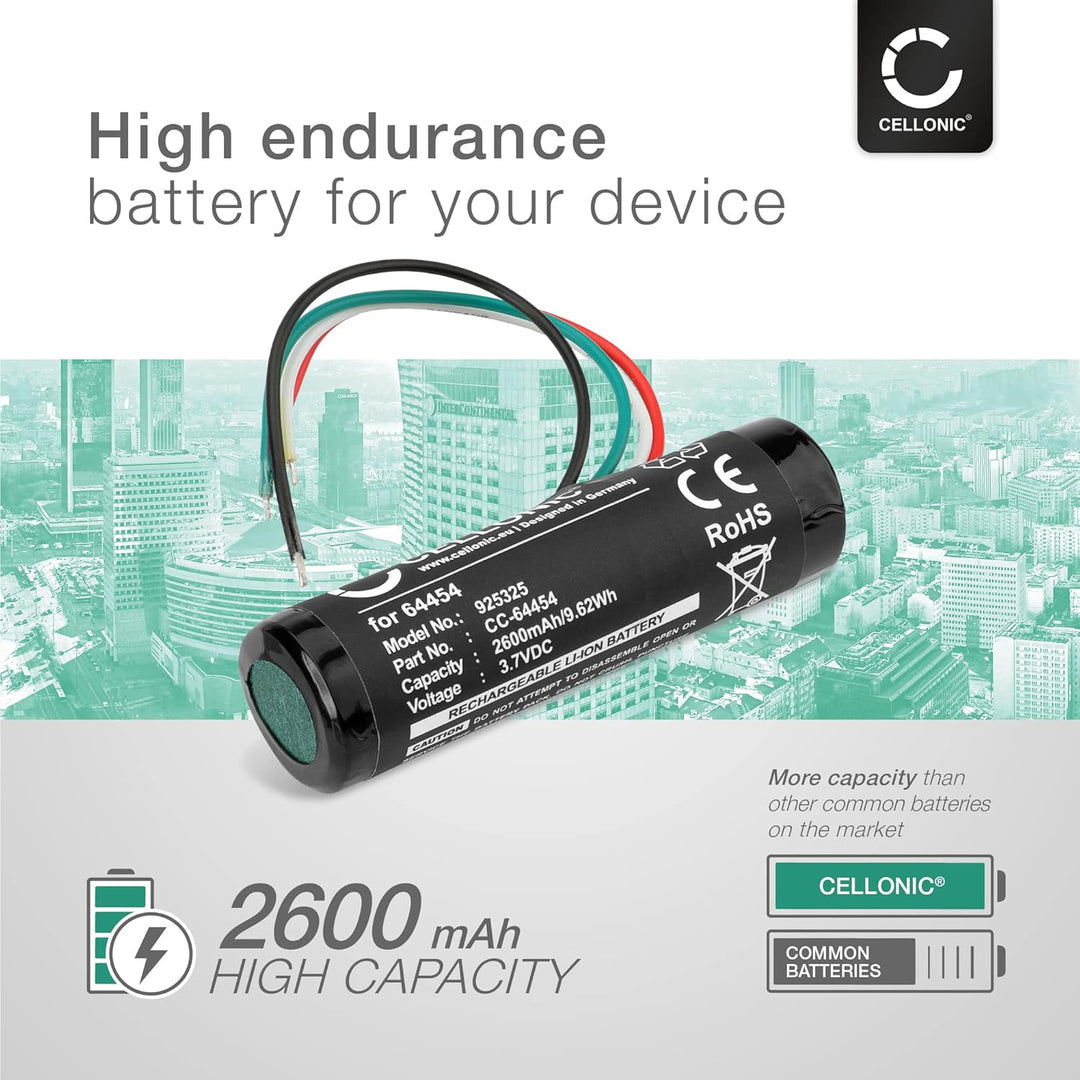 CELLONIC, Lautsprecherakku kompatibel mit Bose V35, T20, 535 (2600mAh, 3.7V) Ersatzakku 064454, 6261