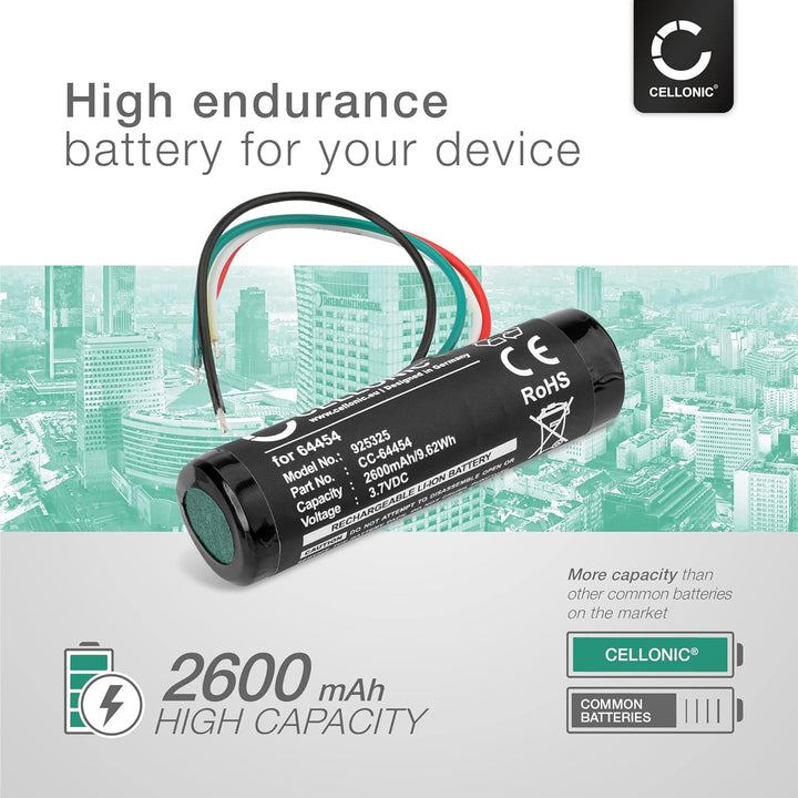 CELLONIC, Lautsprecherakku kompatibel mit Bose V35, T20, 535 (2600mAh, 3.7V) Ersatzakku 064454, 6261