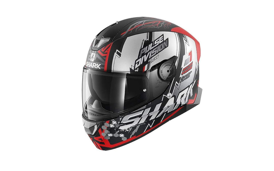 SHARK Herren NC Motorrad Helm, Schwarz/Weiss/Rot, XS XS Schwarz/Weiss/Rot, XS Schwarz/Weiss/Rot