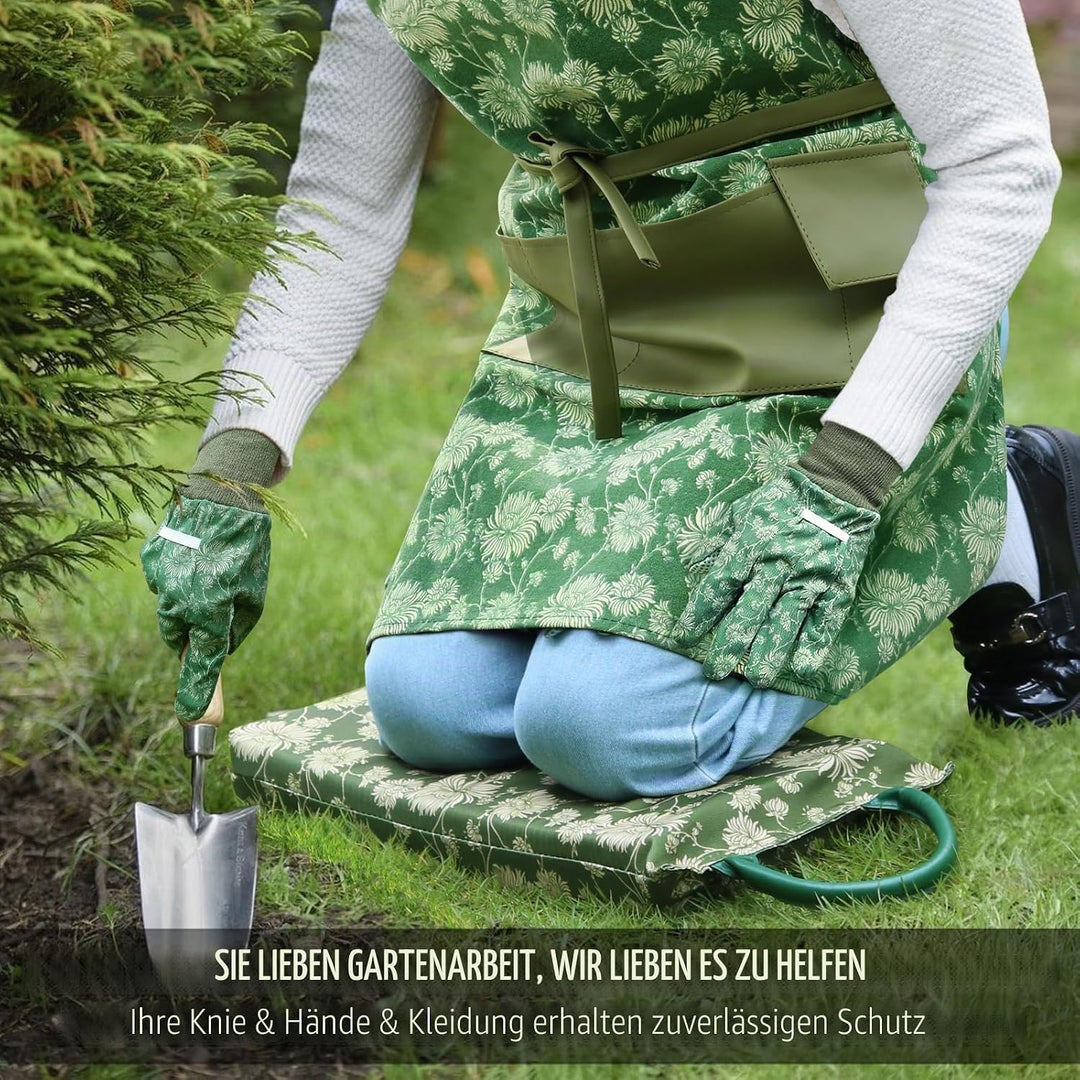 Colwelt Kniekissen Garten Set, 3-teilig, Kniekissen für Gartenarbeit mit Elegantem Muster, Bezaubern