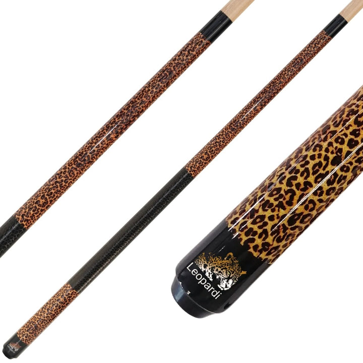 Winsport Billardqueue Animal Collection, Pool Cue, tolle Optik im Leopard, Snake und Tiger Design, G