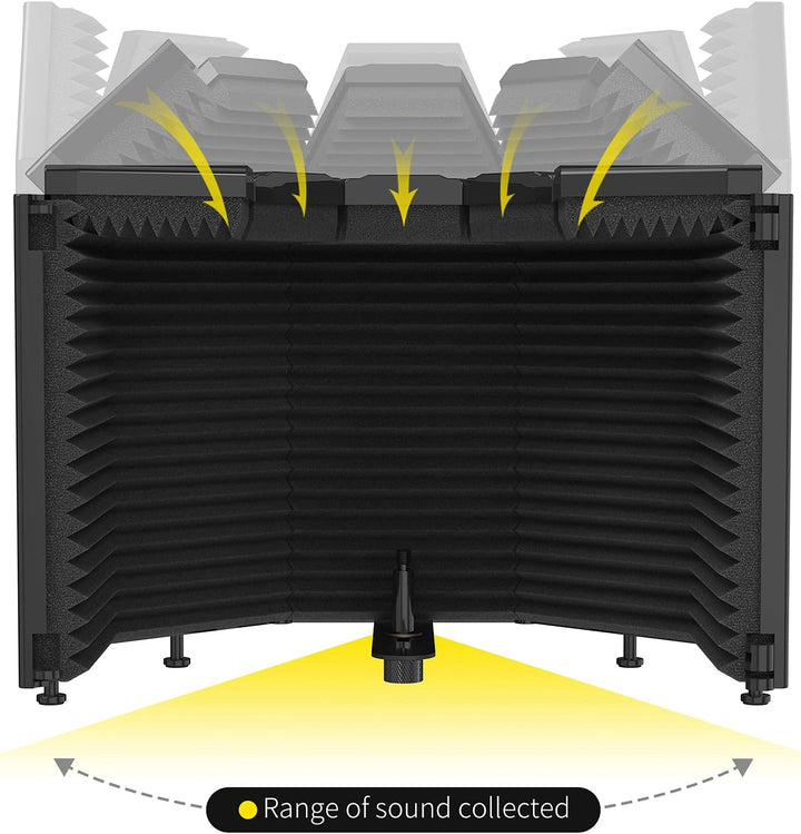 XTUGA Schallabsorbierende und geräuschreduzierende "Little Expert" Oberseite geschlossene schalldich