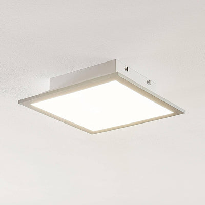 Lindby LED Panel 'Stenley' (Modern) in Alu u.a. für Küche (1 flammig,) - Bürolampe, Deckenlampe, Dec