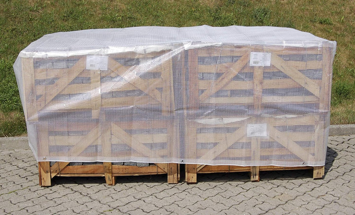 HOME It® Verstärkte Abdeckplane - 4,0 m × 6,0 m (24,0 m²), 120 g/m², UV-beständig, Wind- und Wasserd