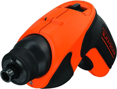 Black+Decker Li-Ion Kompakt-/ Akku-Schrauber (3,6V 1,5Ah, automatische Spindelarretierung, 5Nm Drehm