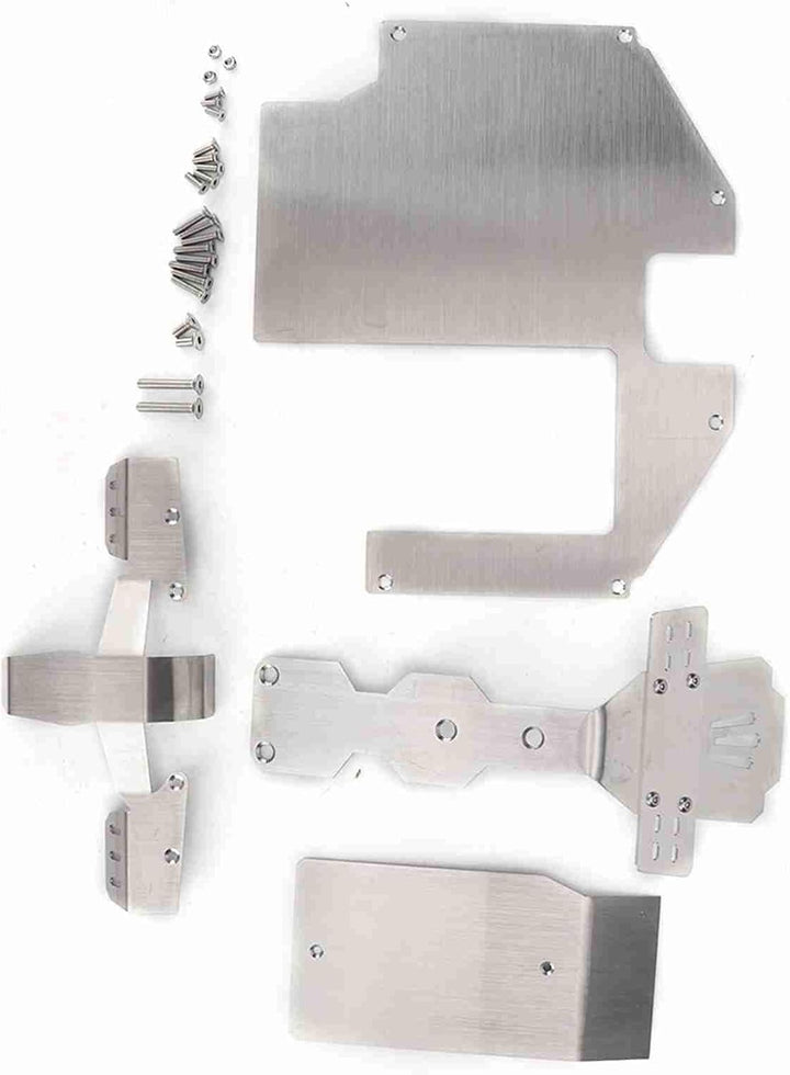 Udr Traxxas Udr Teile 304 Edelstahl Edelstahl Body Armor Front Chassis Heckschutz Set für Traxxas 1