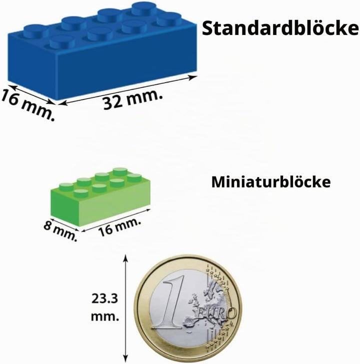 Fussball-Weltpokal zum Bauen mit Mini-Bausteinen. 3D Sammlertrophäe. Sportliche Dekorationsfigur. Ge