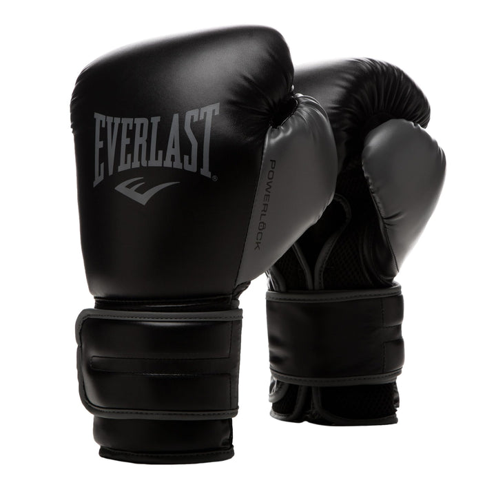 Everlast Unisex – Erwachsene Powerlock 2R Glove Handschuhe Schwarz 14oz, Schwarz 14oz