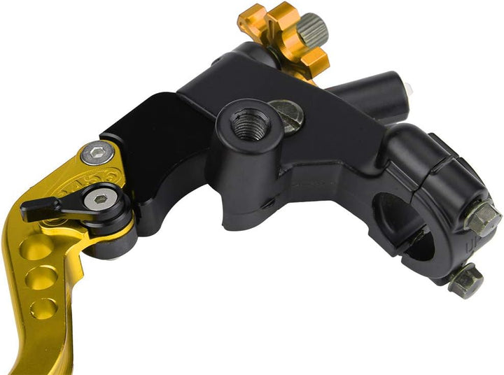 brems und kupplungshebel gold Motorrad Bremshebel, Universal Hydraulische Bremse Hauptbremszylinder