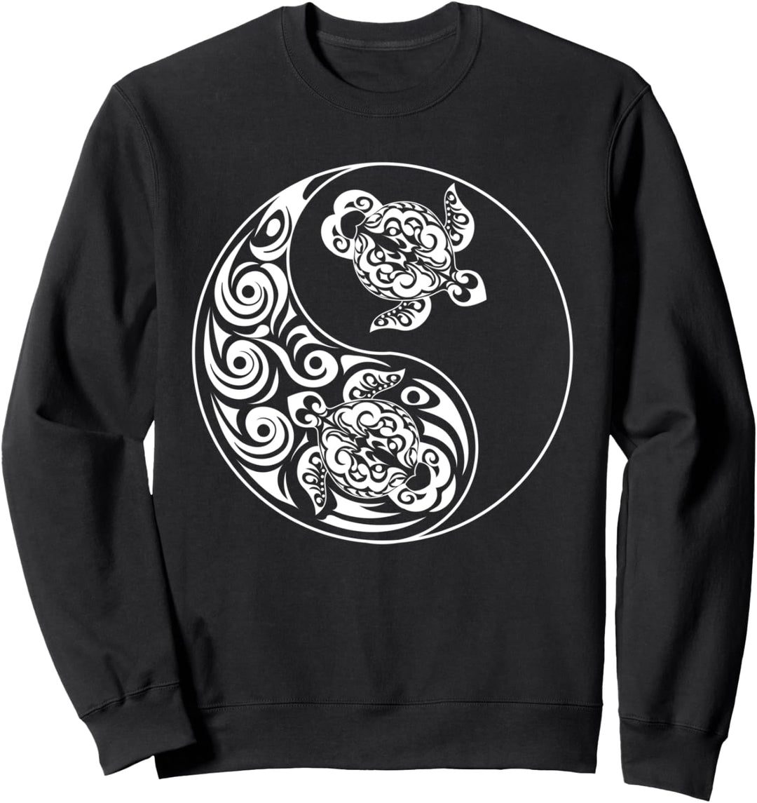 Ying Yang Schildkröte Yin Qigong Tai Chi Sweatshirt