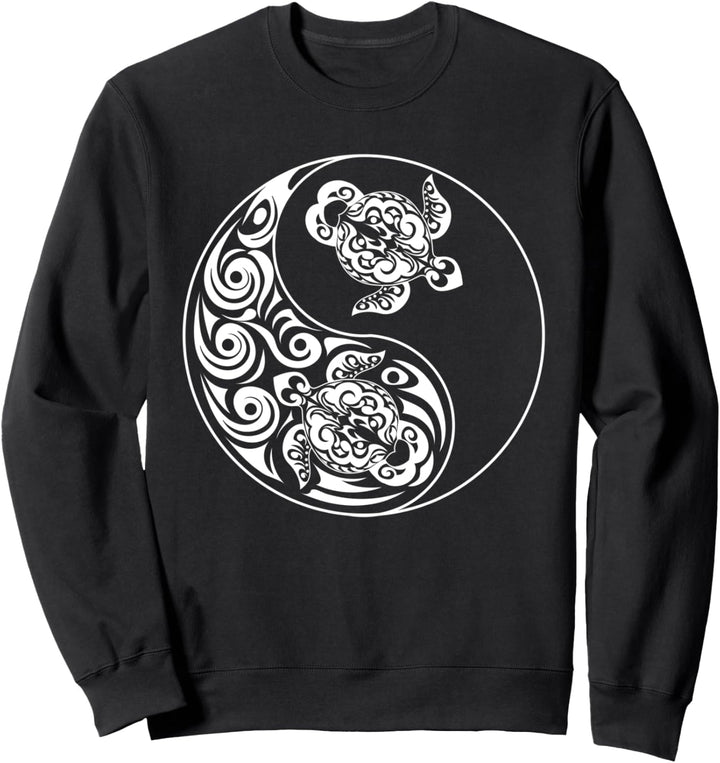 Ying Yang Schildkröte Yin Qigong Tai Chi Sweatshirt