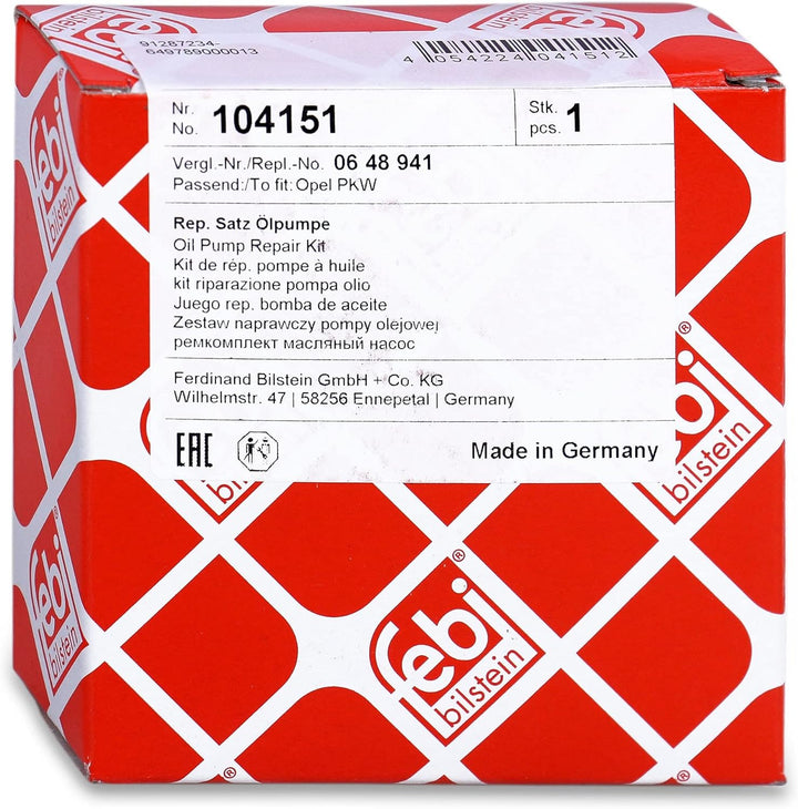 febi bilstein 104151 Rep. Satz Ölpumpe , 1 Stück