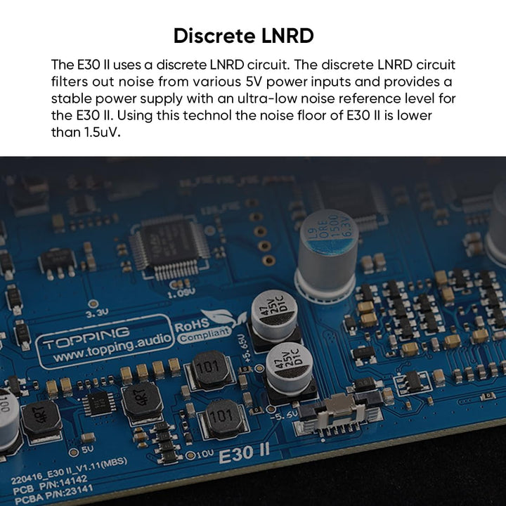 Topping E30 II 2xAK4493S DAC DSD512 32bit/768kHz XMOS XU208 Decoder USB/Opt/Coax Konverter Hi-Res DA