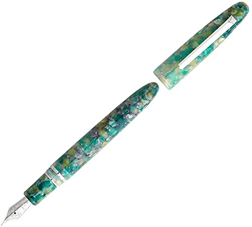 Esterbrook Füllfederhalter Estie Sea Glass aus Edelharz, Federstärke: EF, ESG836-EF, EF