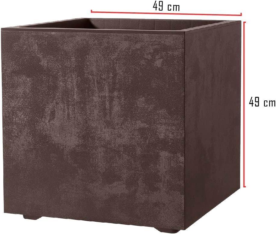 Kreher XL Pflanzkasten Millennium in verschiedenen Formaten und Farben. Tolle Naturstein Optik in Br