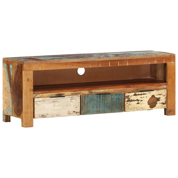 vidaXL TV Schrank mit 1 Fach 3 Schubladen Lowboard TV Möbel Tisch Board Sideboard Fernsehtisch Ferns