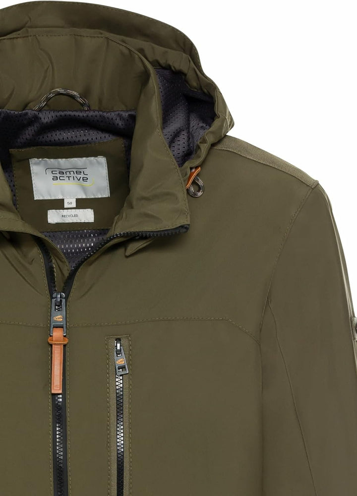 camel active Herren 420774/7E75 Jacke 28 Olive Brown, 28 Olive Brown