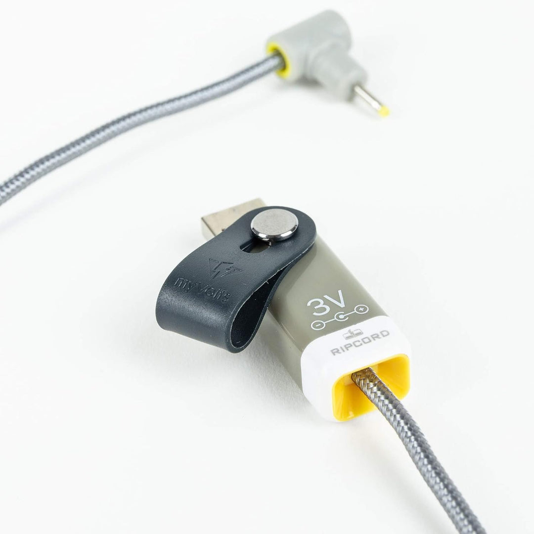 myVolts Ripcord-USB-Ladekabel mit 3V DC Ausgangsstecker kompatibel mit Nintendo Gameboy Pocket, Game