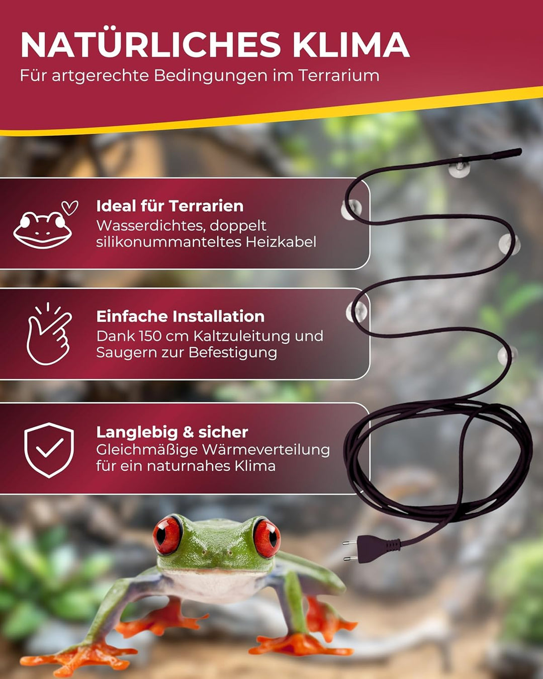 Hobby 10935 Terra-Thermo, Heizkabel, 6 m / 50 W, 6 m / 50 W